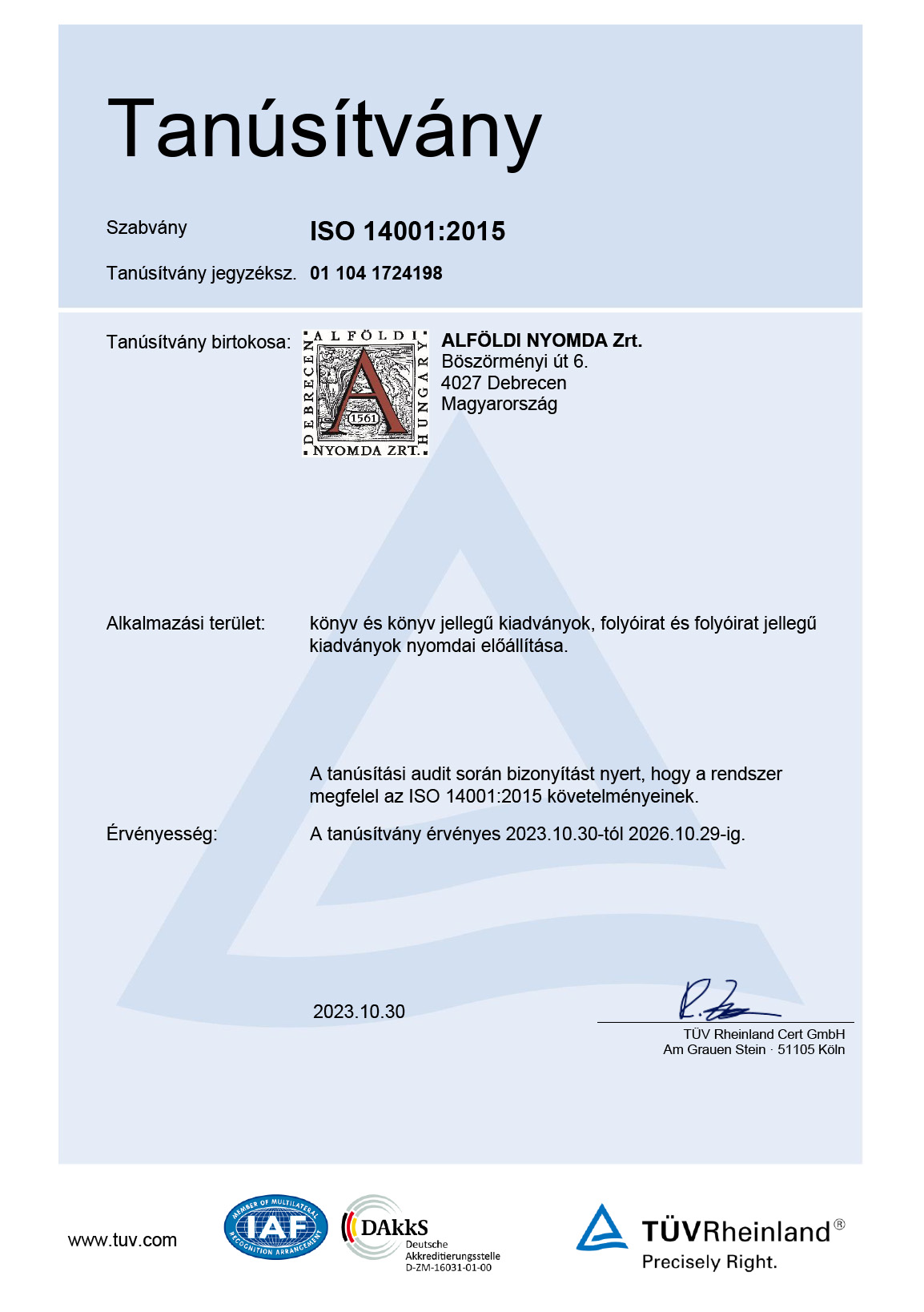 ISO 14001:2015