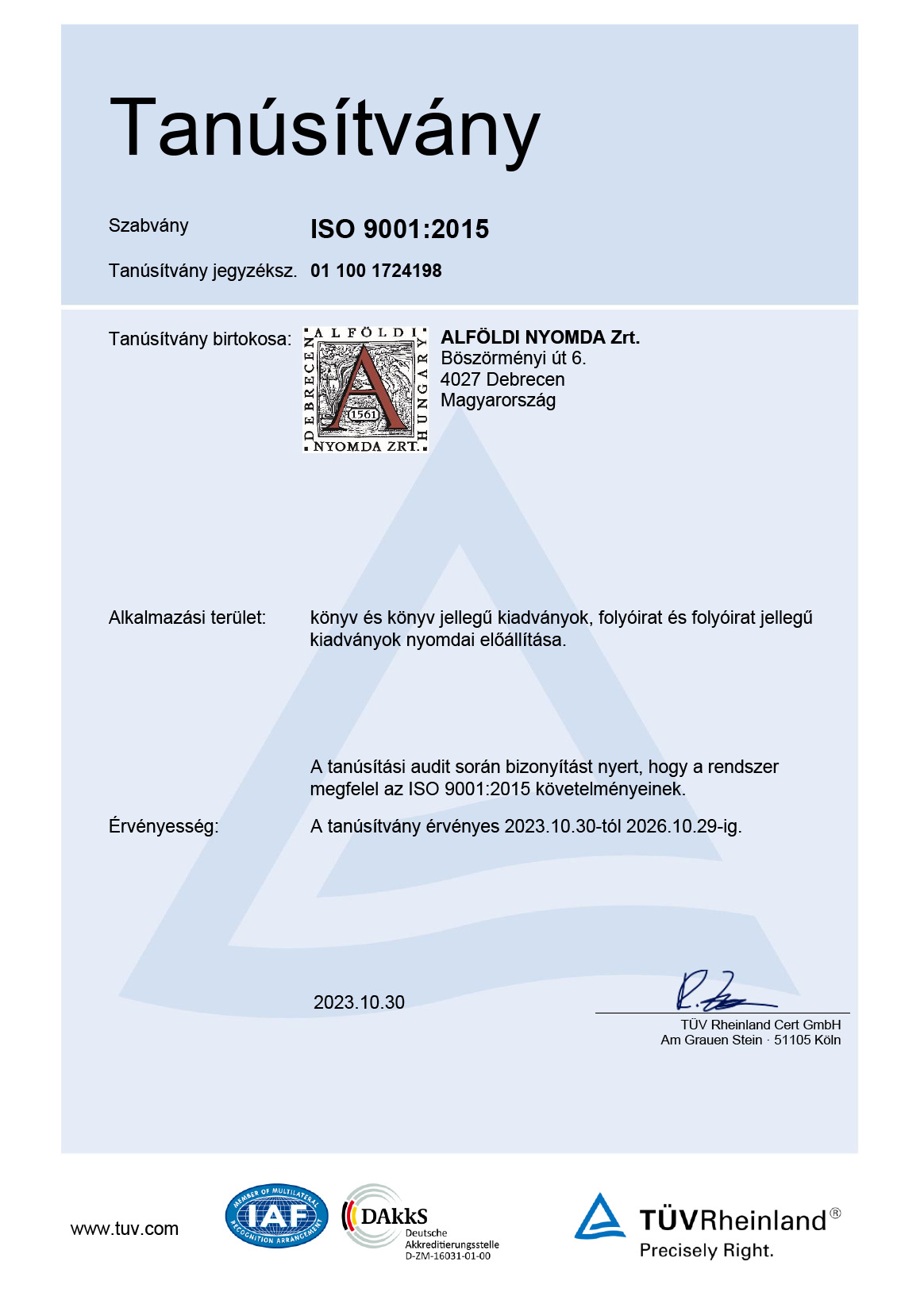 ISO 9001:2015