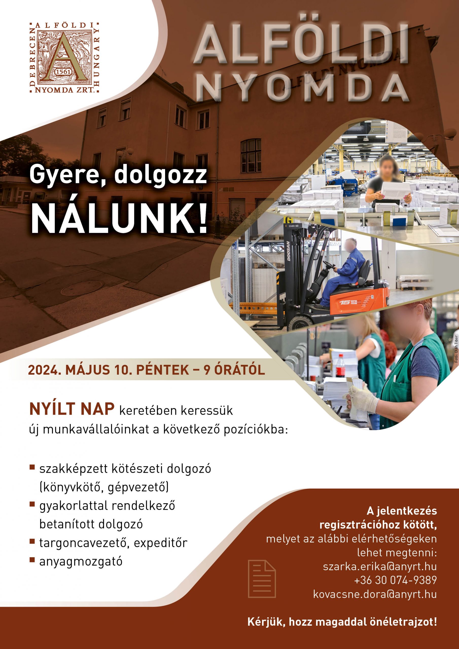 Nyílt nap 2024. május 10. 9.00