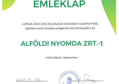 Energiaügyi emléklap